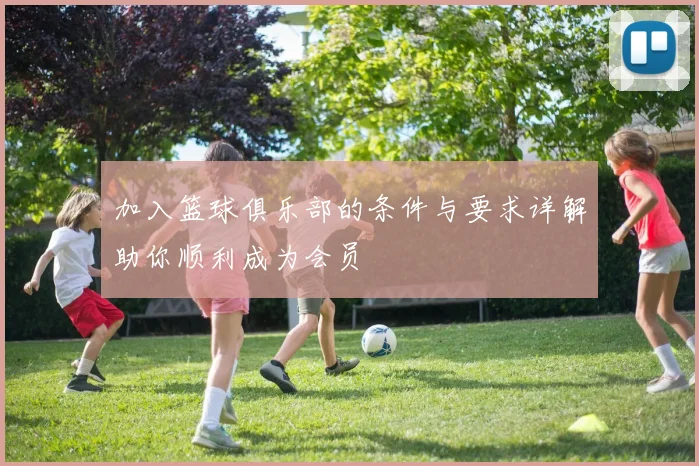 加入篮球俱乐部的条件与要求详解助你顺利成为会员
